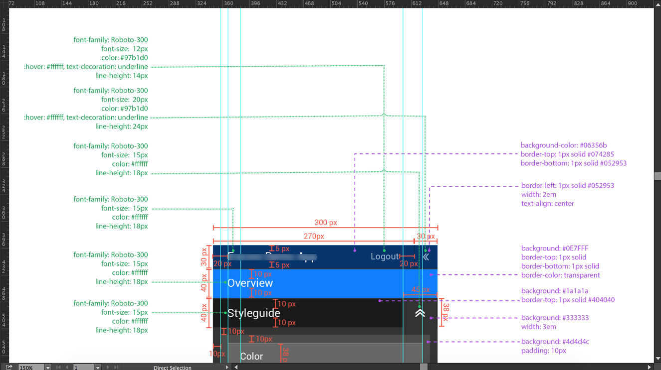Design audit notes for internal tools