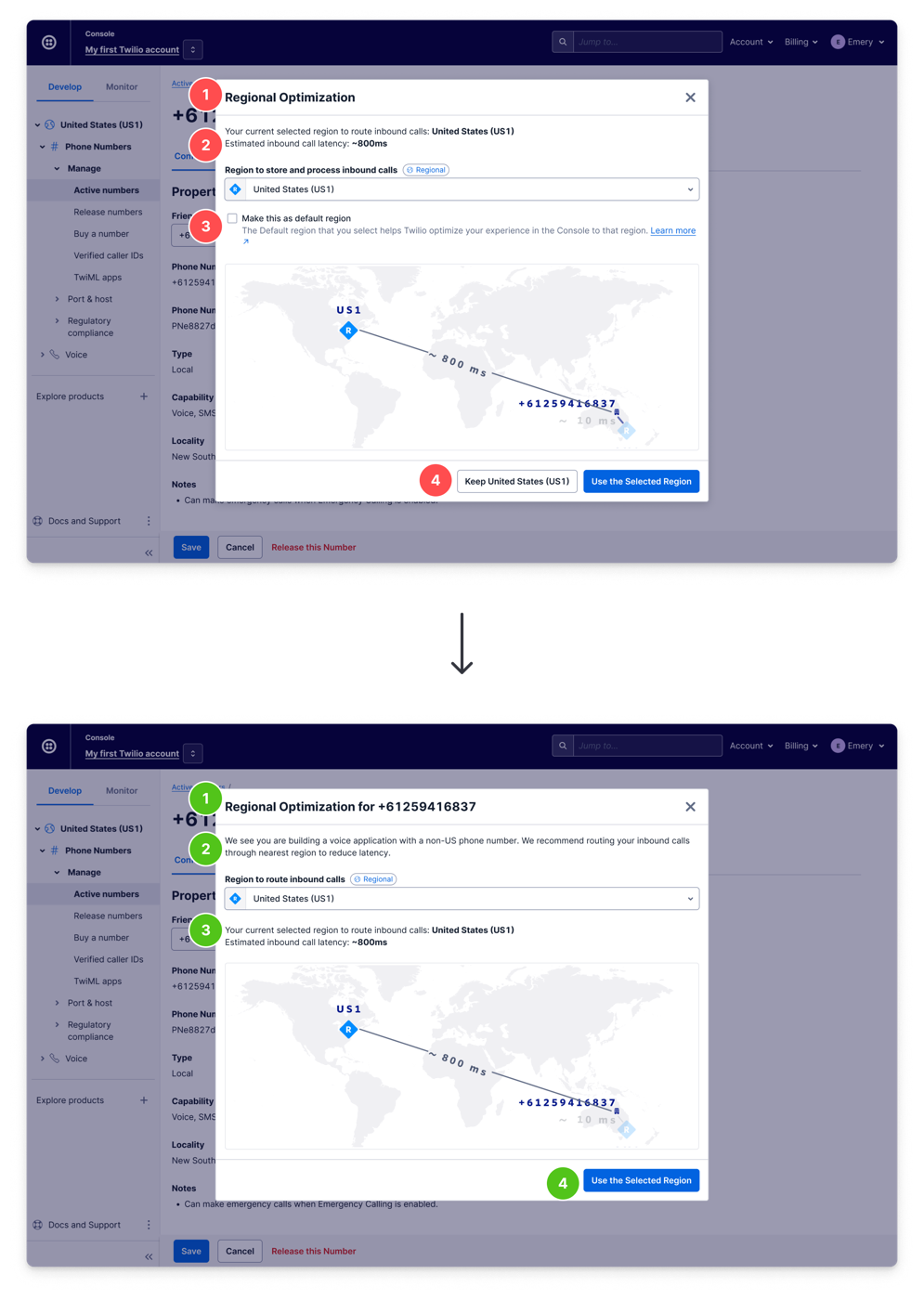 Post-configuration regional optimization modal design critique